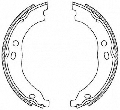 OPEN PARTS bsa222100 -  Комплект тормозных колодок